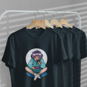 Gamer Anime Girl  T-Shirt