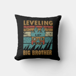 Gamer Art Leveling To Big Brother Cushion