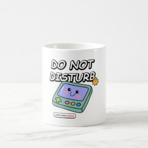 Gamer at work, do not disturb! coffee mug