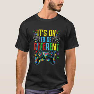 Gamer Autism Autism Awareness Gaming For Boys Men T-Shirt