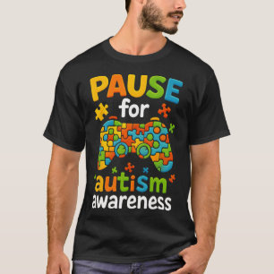 Gamer Autism Awareness Month 2025 Gaming Kids Boys T-Shirt