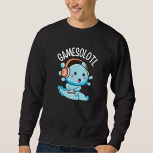 Gamer Axolotl Cute Axolotl Gaming Video Gamer Sweatshirt