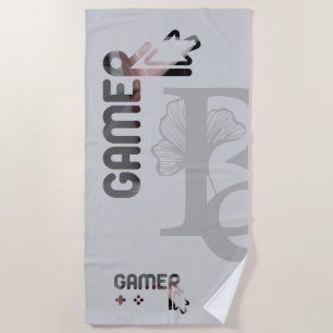 GAMER Beach Towel Abstract Trend Interior Decor