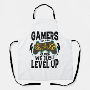 Gamer Birthday Gift - Gamer Don't Get Older Just Apron