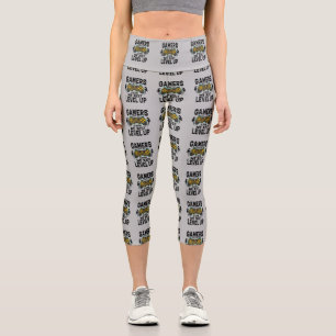 Gamer Birthday Gift - Gamer Don't Get Older Just Capri Leggings
