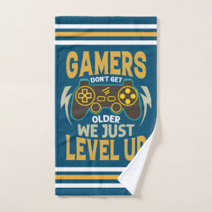 Gamer Birthday Gift - Gamer Don't Get Older Just Hand Towel