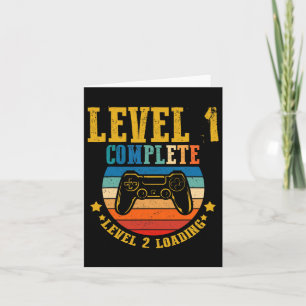 Gamer Birthday Level 1 Complete Level 2 Loading An Card