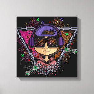 Gamer Boy Canvas Print