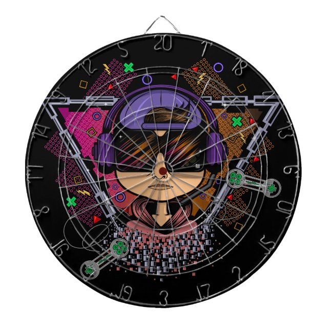 Gamer Boy Dartboard (Front)