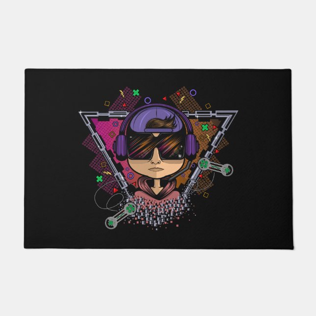 Gamer Boy Doormat (Front)