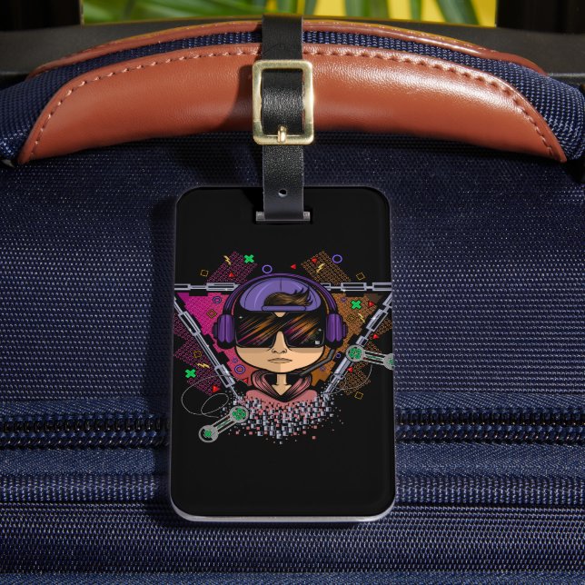 Gamer Boy Luggage Tag (Front Insitu 2)