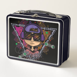 Gamer Boy Metal Lunch Box