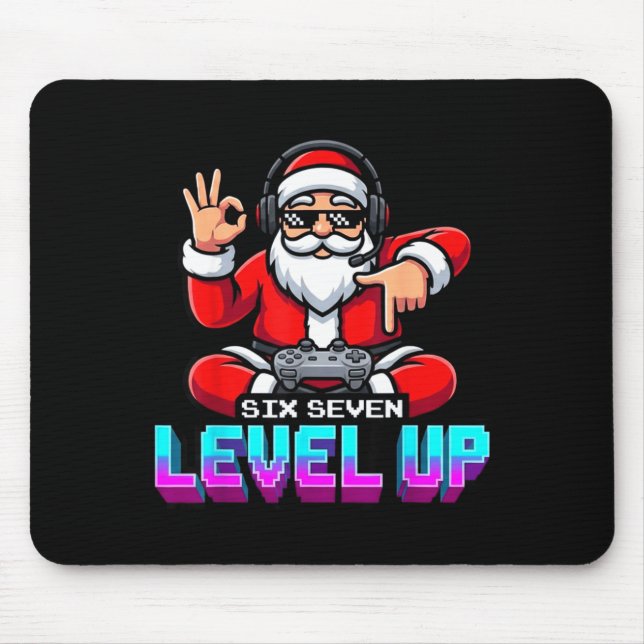 Gamer Boys Santa Video Game Christmas 67  Mouse Mat (Front)