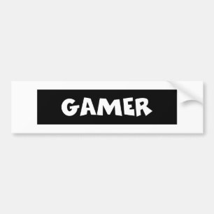 gamer bumper sticker