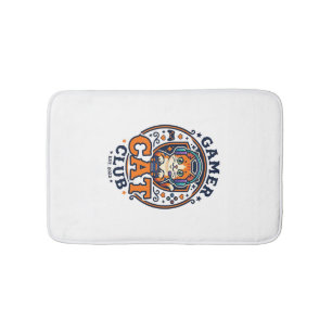 Gamer Cat Cat Mum Gift Idea - Gamer Cat Club_1 Bath Mat