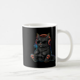 Gamer Cat Video Games Boys Teen Men Girls Funny Ga Coffee Mug