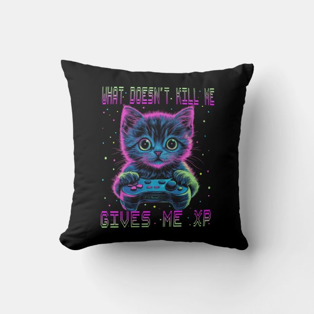 Gamer Cat XP Cushion (Front)