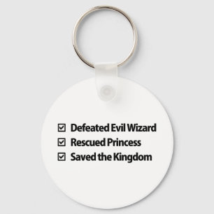 Gamer Checklist Key Ring