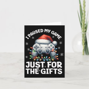 Gamer Christmas Gaming Xmas Video Games Boys Chris Card