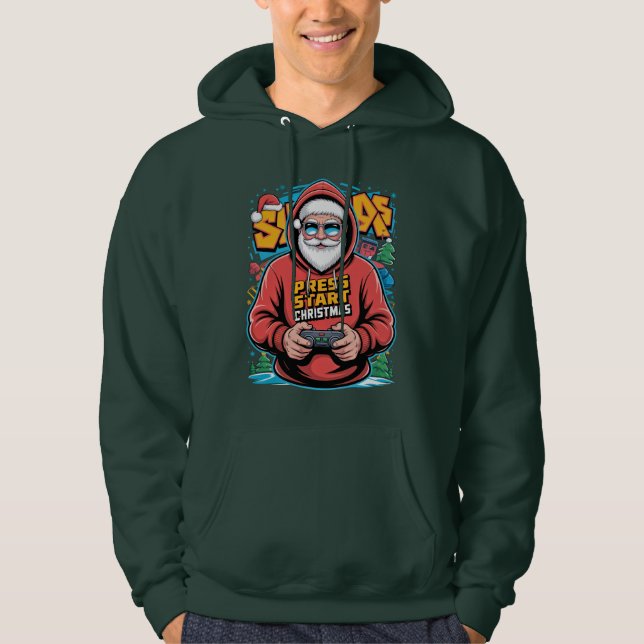 Gamer Christmas Gifts for Console Lovers Hoodie (Front)