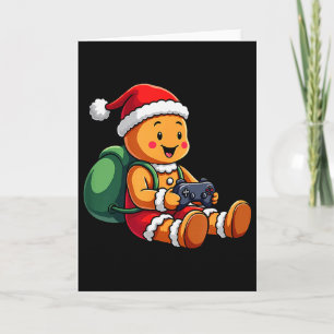 Gamer Christmas Pajamas Kids Boys Christmas Ginger Card