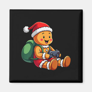 Gamer Christmas Pajamas Kids Boys Christmas Ginger Magnet