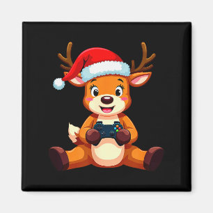 Gamer Christmas Pajamas Kids Boys Youth Christmas Magnet