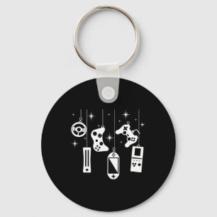 Gamer Christmas Video Game Controller Xmas Gaming Key Ring