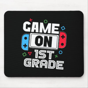 Gamer Ck To School Funny Game 1st Grade Kids Boys Mouse Mat