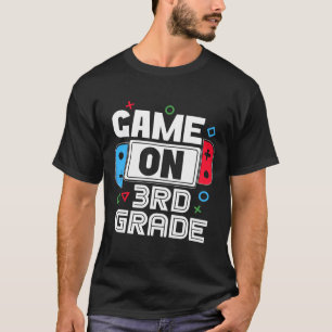 Gamer Ck To School Funny Game 3rd Grade Kids Boys  T-Shirt
