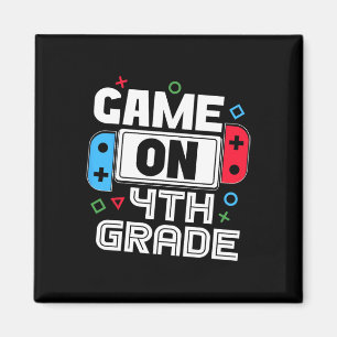 Gamer Ck To School Funny Game 4th Grade Kids Boys  Magnet