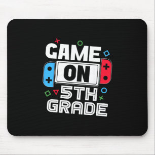 Gamer Ck To School Funny Game 5th Grade Kids Boys Mouse Mat