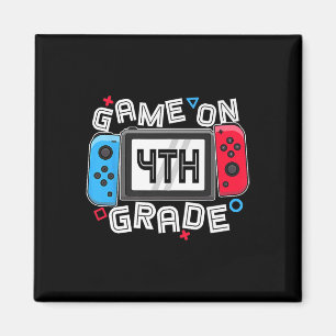 Gamer Ck To School Funny Game On 4th Grade Kids Bo Magnet