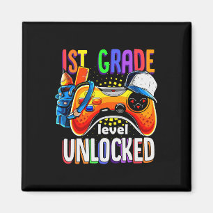 Gamer Ck To School Gamepad 1st First Grade Level U Magnet