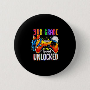 Gamer Ck To School Gamepad 3rd Third Grade Level U 6 Cm Round Badge