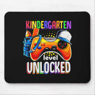 Gamer Ck To School Gamepad Kindergarten Level Unlo Mouse Mat