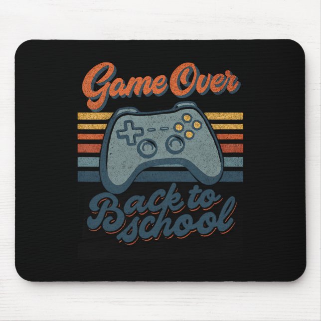 Gamer Ck To School Kids Teachers Game Over Ck To S Mouse Mat (Front)