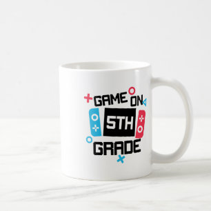 Gamer Ck To School Shirt Boy Game On Fifth 5th Gra Coffee Mug