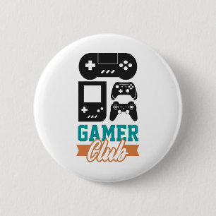 Gamer Club 6 Cm Round Badge