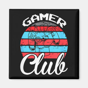 Gamer Club Funny Gaming Quotes Gift For Players  Magnet
