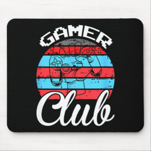 Gamer Club Funny Gaming Quotes Gift For Players Mouse Mat