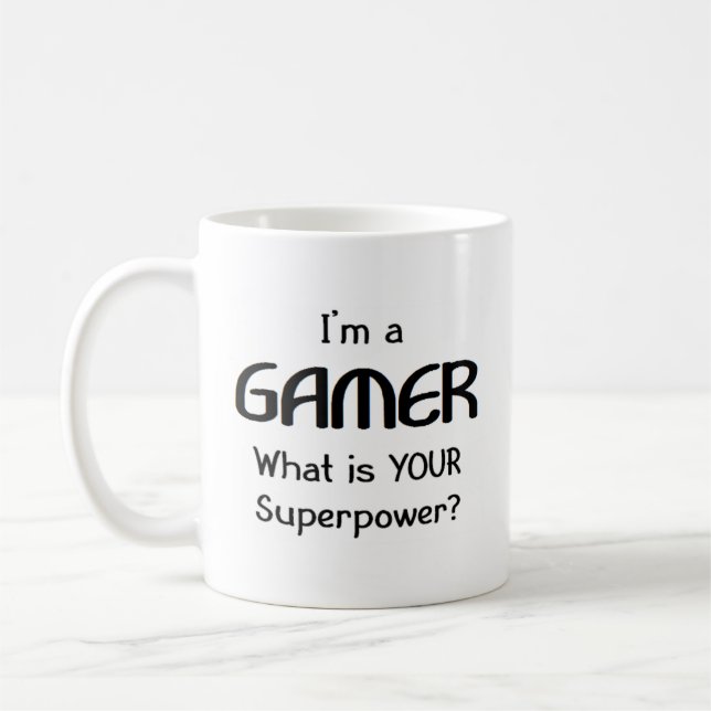 gamer coffee mug (Left)