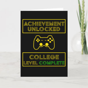 Gamer College Graduation Card