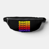 Gamer Colourful Typography Gaming
