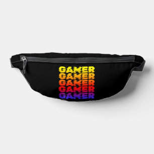 Gamer Colourful Typography Gaming Bum Bags