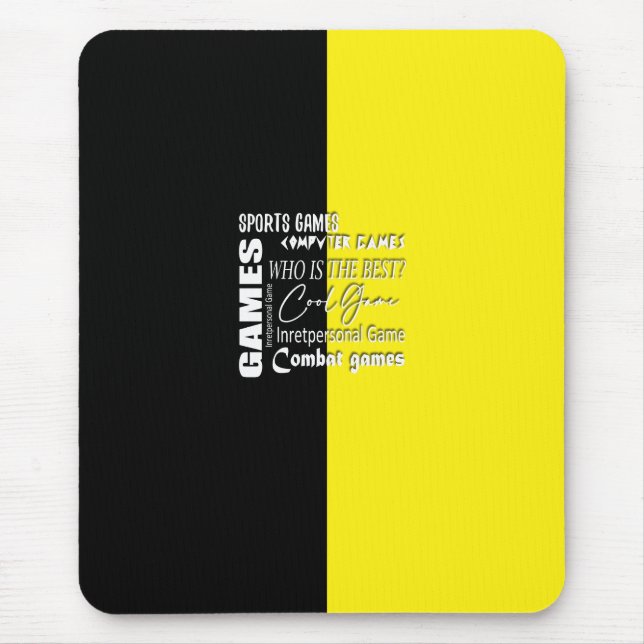 Gamer computer game mouse mat (Front)