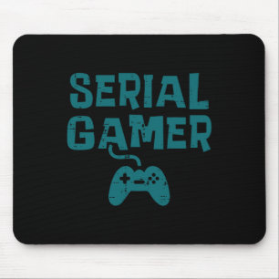 Gamer Controller Fun Gaming Video Game Lover Boys Mouse Mat