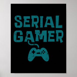 Gamer Controller Fun Gaming Video Game Lover Boys  Poster