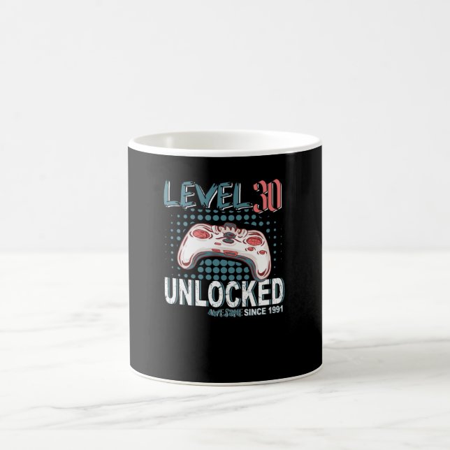 Gamer Controller Level 30 Unlocked Coffee Mug (Center)