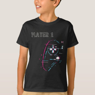 Gamer Couple - Player 1 Player 2 - Gamer Team 1 T-Shirt